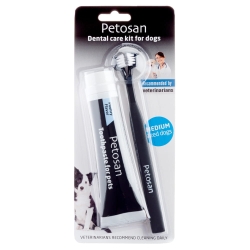 Petosan Medium zestaw do czyszczenia zębów dla psów ras średnich (7-15kg)